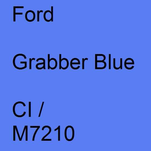 Ford, Grabber Blue, CI / M7210.